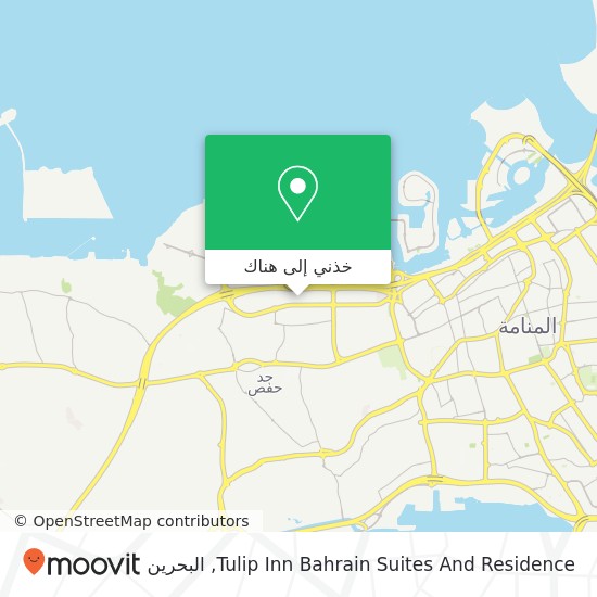 خريطة Tulip Inn Bahrain Suites And Residence
