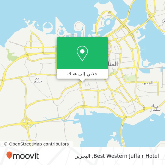 خريطة Best Western Juffair Hotel