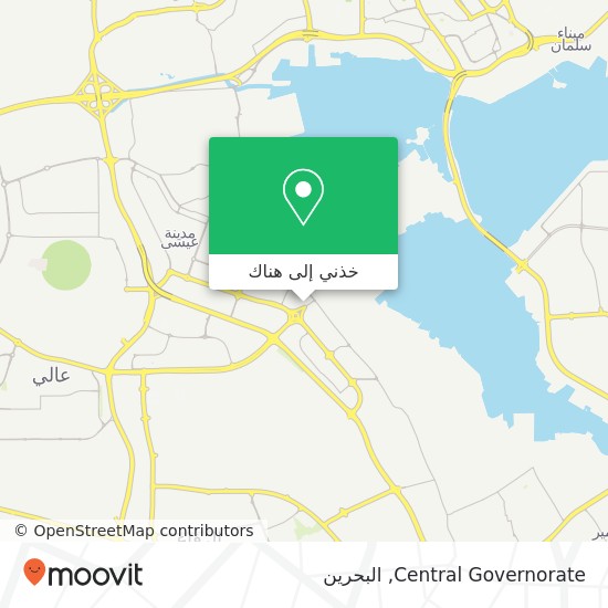 خريطة Central Governorate