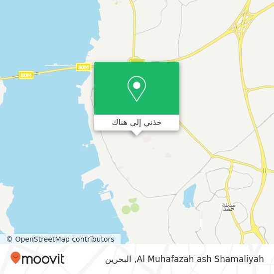خريطة Al Muhafazah ash Shamaliyah