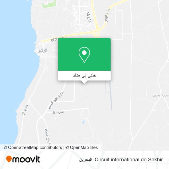 خريطة Circuit international de Sakhir