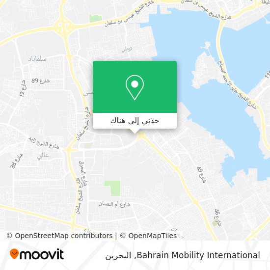 خريطة Bahrain Mobility International