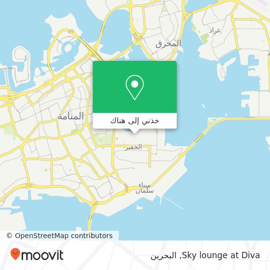 خريطة Sky lounge at Diva