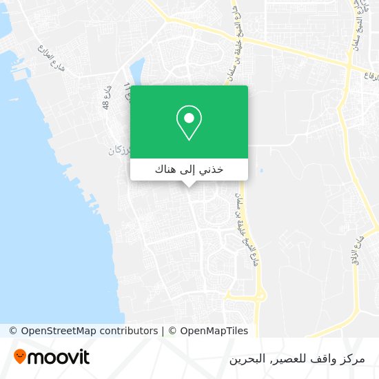 خريطة مركز واقف للعصير