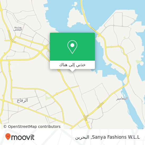 خريطة Sanya Fashions W.L.L, شارع 45 مجمع 745, سند