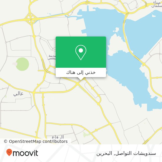 خريطة سندويشات التواصل, طريق 1550 مجمع 815, مدينة عيسى, الجنوبية