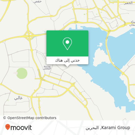 خريطة Karami Group, طريق 2165 مجمع 721, جد علي