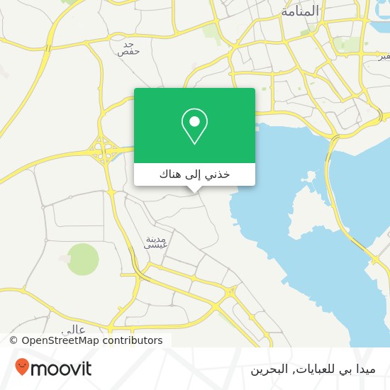 خريطة ميدا بي للعبايات, شارع 3 مجمع 707, توبلي, المنامة