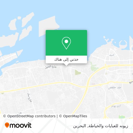 خريطة زيونه للعبايات والخياطة