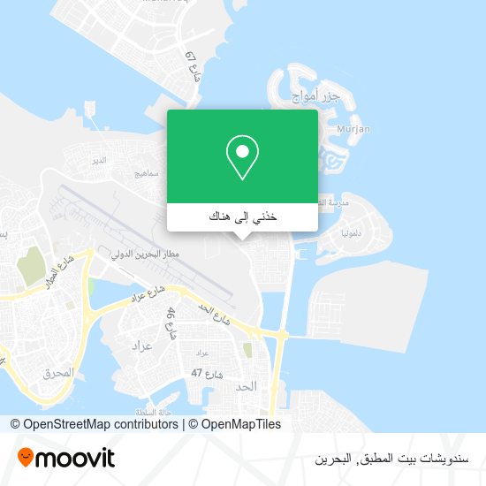 خريطة سندويشات بيت المطبق