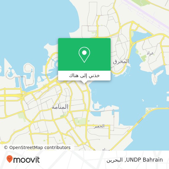 خريطة UNDP Bahrain