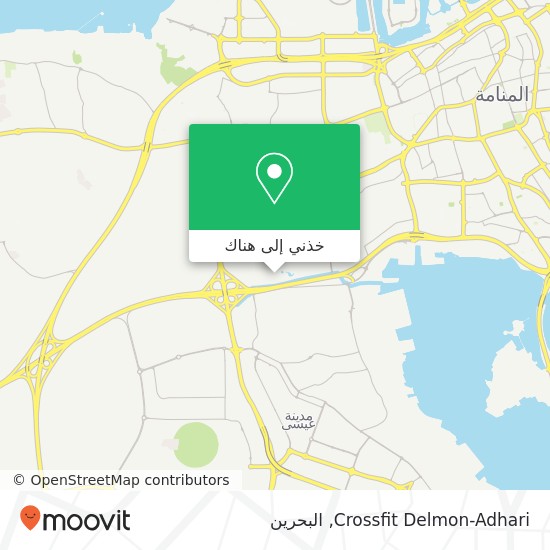 خريطة Crossfit Delmon-Adhari