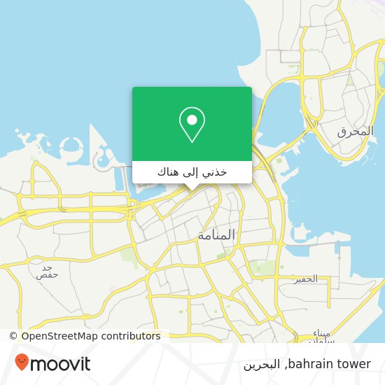 خريطة bahrain tower