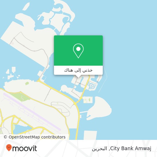 خريطة City Bank Amwaj
