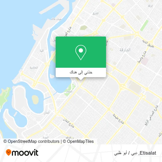 خريطة Etisalat