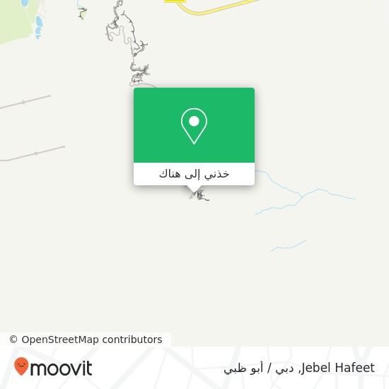 خريطة Jebel Hafeet