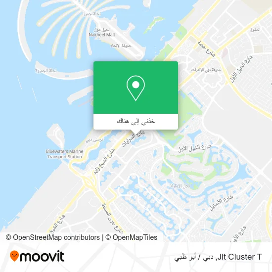 خريطة Jlt Cluster T
