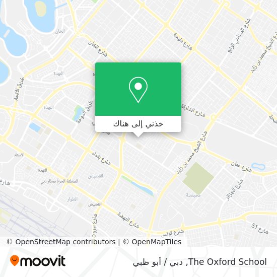 خريطة The Oxford School