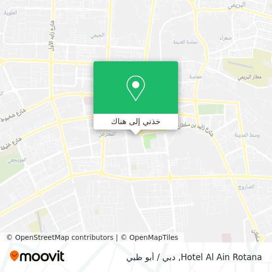 خريطة Hotel Al Ain Rotana
