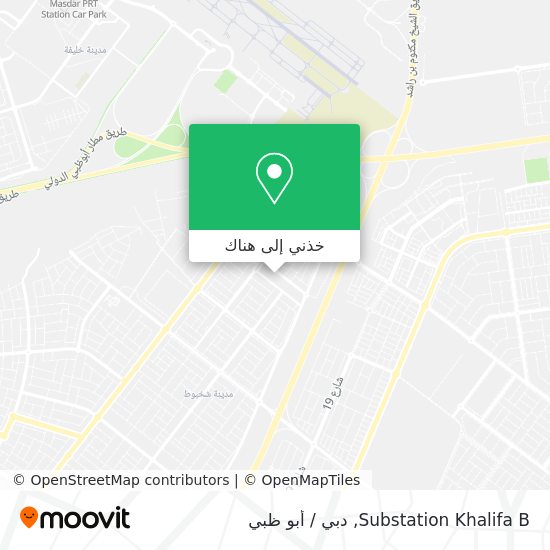 خريطة Substation Khalifa B