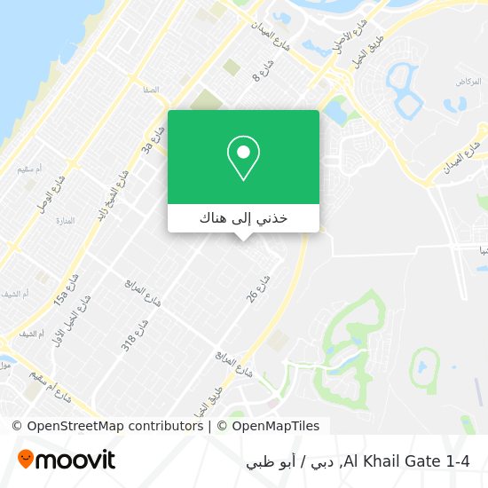 خريطة Al Khail Gate 1-4