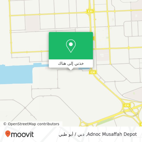 خريطة Adnoc Musaffah Depot