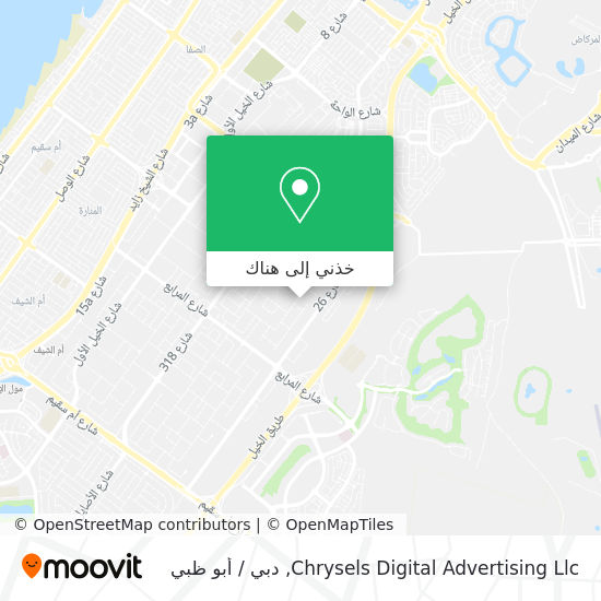 خريطة Chrysels Digital Advertising Llc