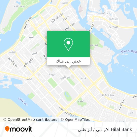 خريطة Al Hilal Bank