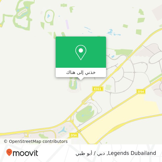 خريطة Legends Dubailand