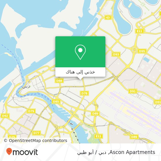 خريطة Ascon Apartments
