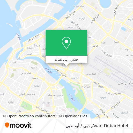 خريطة Avari Dubai Hotel