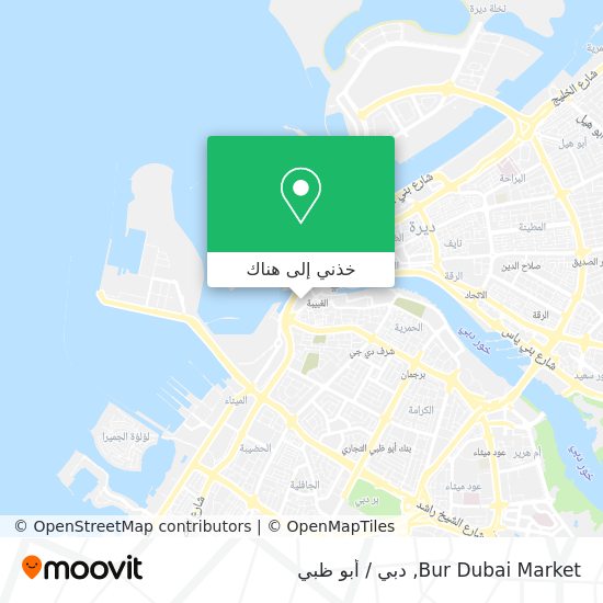 خريطة Bur Dubai Market