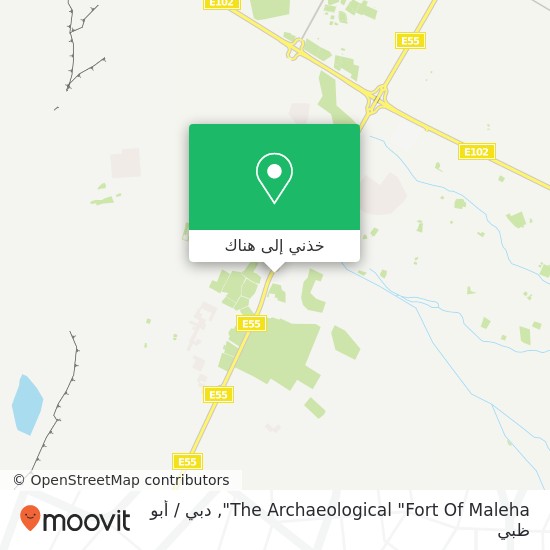 خريطة The Archaeological "Fort Of Maleha"