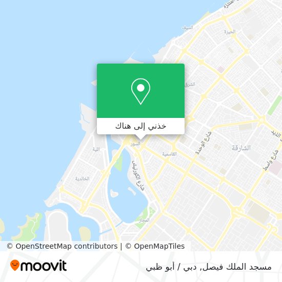 خريطة مسجد الملك فيصل