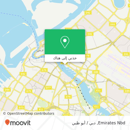 خريطة Emirates Nbd