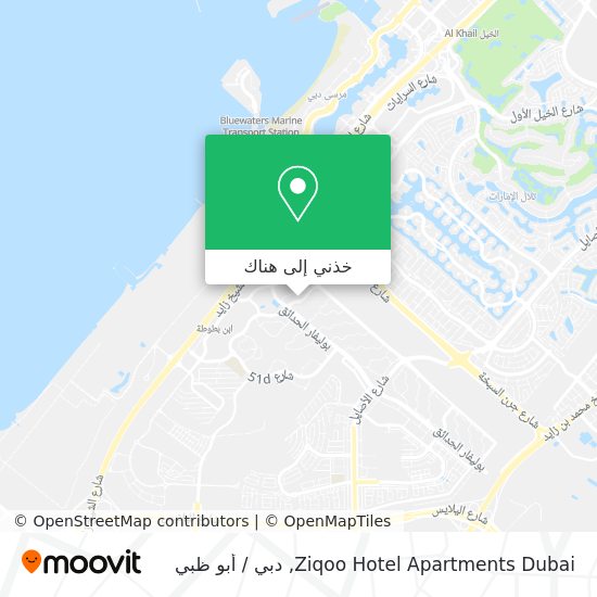 خريطة Ziqoo Hotel Apartments Dubai