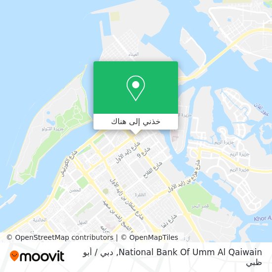 خريطة National Bank Of Umm Al Qaiwain