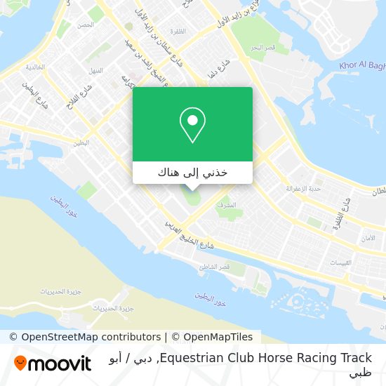 خريطة Equestrian Club Horse Racing Track