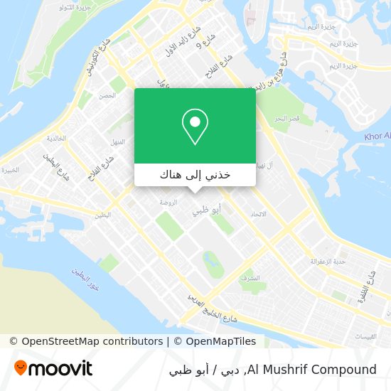 خريطة Al Mushrif Compound