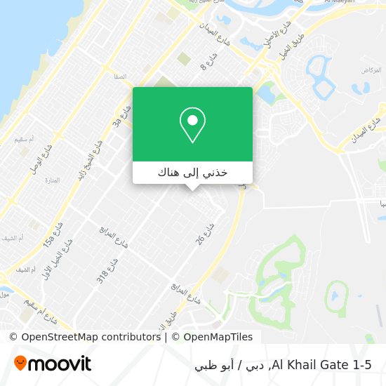 خريطة Al Khail Gate 1-5