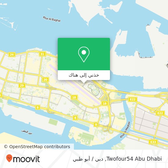 خريطة Twofour54 Abu Dhabi