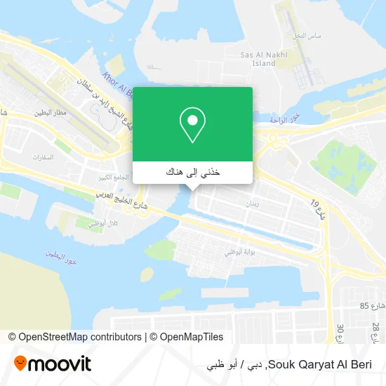 خريطة Souk Qaryat Al Beri