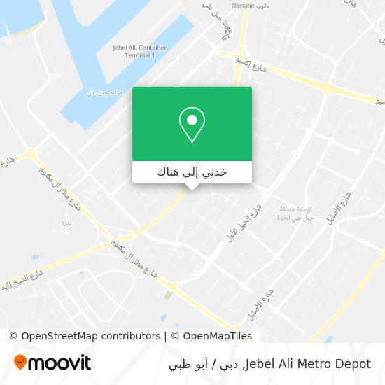 خريطة Jebel Ali Metro Depot