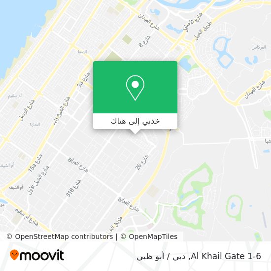 خريطة Al Khail Gate 1-6