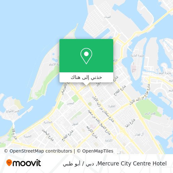 خريطة Mercure City Centre Hotel