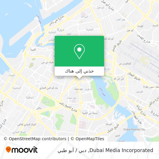 خريطة Dubai Media Incorporated
