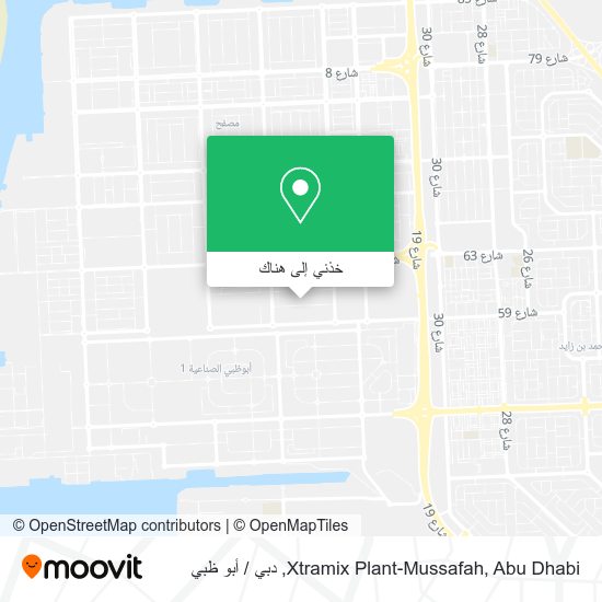 خريطة Xtramix Plant-Mussafah, Abu Dhabi
