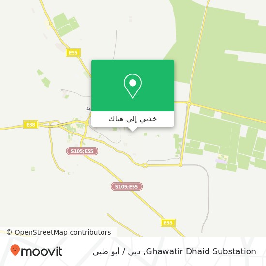خريطة Ghawatir Dhaid Substation