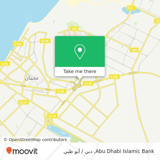 خريطة Abu Dhabi Islamic Bank