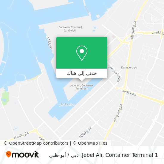 خريطة Jebel Ali, Container Terminal 1